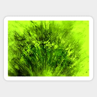 Joyful pattern Abstract digitally enhanced artwork Sticker